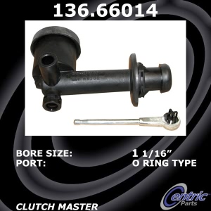 Centric Premium Clutch Master Cylinder for 2008 Hummer H3 - 136.66014