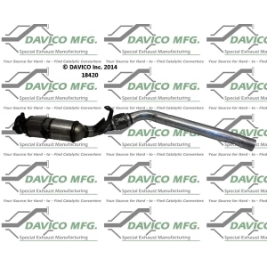 Davico Direct Fit Catalytic Converter and Pipe Assembly for Audi A4 Quattro - 18420