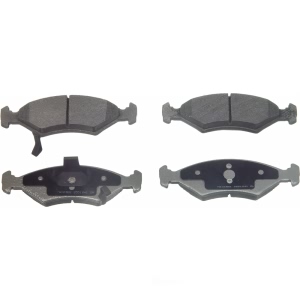 Wagner ThermoQuiet™ Semi-Metallic Front Disc Brake Pads for 1999 Kia Sephia - MX766