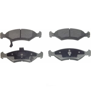 Wagner ThermoQuiet™ Semi-Metallic Front Disc Brake Pads for 1997 Kia Sephia - MX766