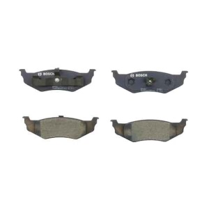 Bosch QuietCast™ Premium Organic Rear Disc Brake Pads for Dodge Intrepid - BP658