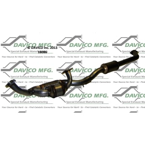 Davico Direct Fit Catalytic Converter and Pipe Assembly for 1999 Toyota Sienna - 18086