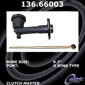 Centric Premium™ Clutch Master Cylinder for GMC P3500 - 136.66003