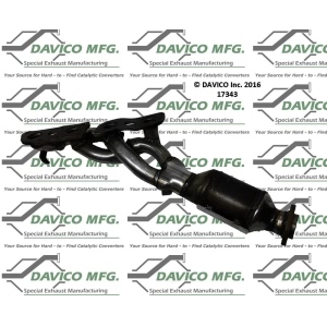 Davico Exhaust Manifold with Integrated Catalytic Converter for 2010 Lexus LS460 - 17343