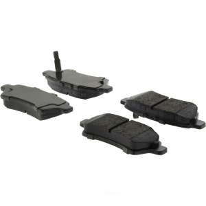 Centric Posi Quiet™ Extended Wear Semi-Metallic Rear Disc Brake Pads for 2012 Nissan Pathfinder - 106.11010