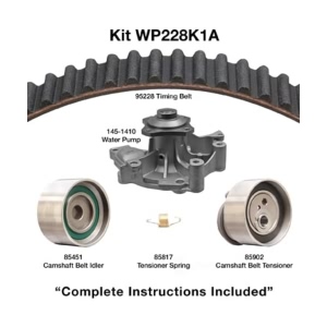 Dayco Timing Belt Kit With Water Pump for 1997 Ford Probe - WP228K1A