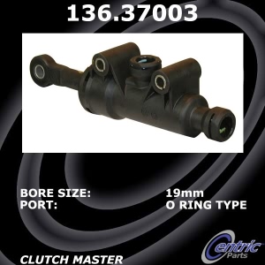 Centric Premium Clutch Master Cylinder for Porsche Boxster - 136.37003