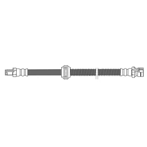 Centric Brake Hose for 1986 Porsche 944 - 150.37016