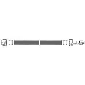 Centric Rear Brake Hose for 2017 Mercedes-Benz B250e - 150.35033