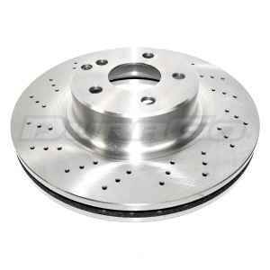 DuraGo Drilled Vented Front Brake Rotor for Mercedes-Benz S500 - BR34200