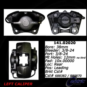 Centric Semi-Loaded Brake Caliper for Alfa Romeo Giulia - 141.02020