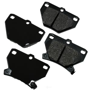 Akebono Pro-ACT™ Ultra-Premium Ceramic Rear Disc Brake Pads for 2005 Toyota Corolla - ACT823