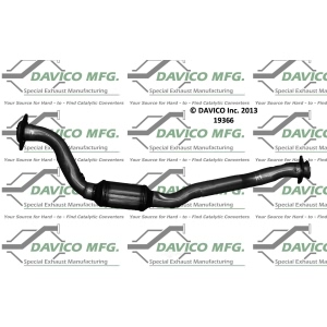 Davico Direct Fit Catalytic Converter and Pipe Assembly for Hummer - 19366