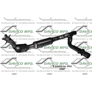 Davico Direct Fit Catalytic Converter and Pipe Assembly for 2002 Lincoln Blackwood - 19387