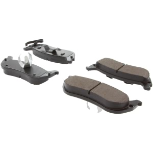 Centric Posi Quiet™ Ceramic Rear Disc Brake Pads for 2008 Chrysler Pacifica - 105.09980