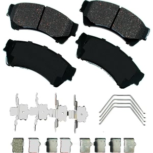 Akebono Pro-ACT™ Ultra-Premium Ceramic Front Disc Brake Pads for 2007 Lincoln MKZ - ACT1164