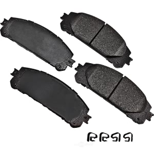 Akebono Pro-Act™ Ultra-Premium Ceramic Brake Pads for 2012 Toyota Highlander - ACT1324