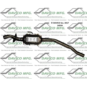 Davico Direct Fit Catalytic Converter and Pipe Assembly for 1984 Dodge Omni - 14554
