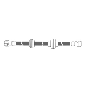 Centric Front Brake Hose for 2004 Mercedes-Benz S430 - 150.35023