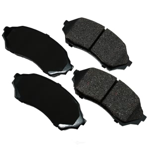 Akebono Pro-ACT™ Ultra-Premium Ceramic Front Disc Brake Pads for 1999 Mazda Protege - ACT798