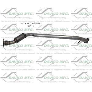 Davico Direct Fit Catalytic Converter and Pipe Assembly for 2008 Chevrolet Uplander - 19712