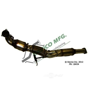 Davico Direct Fit Catalytic Converter and Pipe Assembly for Volvo S80 - 18434