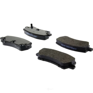Centric Posi Quiet™ Semi-Metallic Brake Pads With Hardware for 2019 Ford Mustang - 104.17930