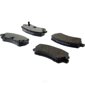 Centric Posi Quiet™ Semi-Metallic Brake Pads With Hardware for 2016 Ford Mustang - 104.17930