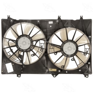 Four Seasons Dual Radiator And Condenser Fan Assembly for 2009 Toyota Highlander - 76105
