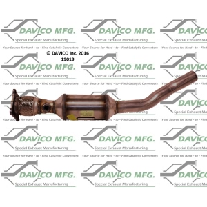 Davico Direct Fit Catalytic Converter and Pipe Assembly for 2000 Dodge Neon - 19019