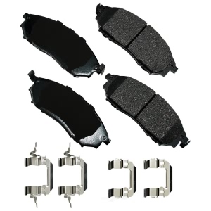 Akebono Pro-ACT™ Ultra-Premium Ceramic Front Disc Brake Pads for 2010 Infiniti FX35 - ACT888B