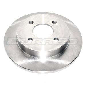 DuraGo Solid Rear Brake Rotor for 2001 Ford Focus - BR54095