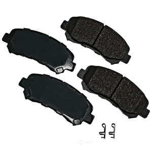 Akebono Pro-ACT™ Ultra-Premium Ceramic Front Disc Brake Pads for 2014 Nissan Rogue Select - ACT1338