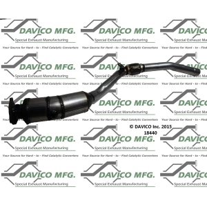 Davico Direct Fit Catalytic Converter and Pipe Assembly for Audi A4 Quattro - 18440