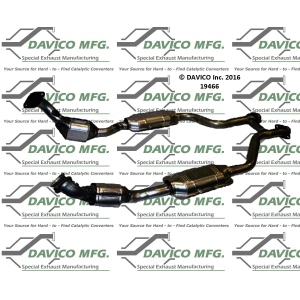 Davico Direct Fit Catalytic Converter and Pipe Assembly for 2004 Ford Mustang - 19466