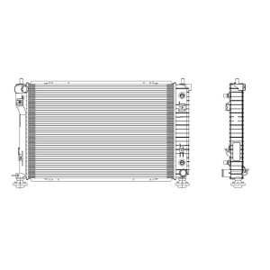 TYC Engine Coolant Radiator for Pontiac Torrent - 2879