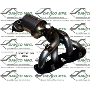 Davico Exhaust Manifold with Integrated Catalytic Converter for Nissan Altima - 18258