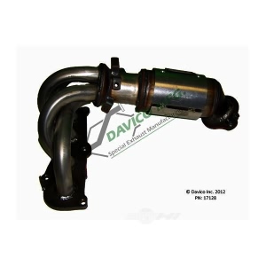 Davico Exhaust Manifold with Integrated Catalytic Converter - 17128
