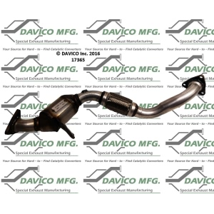 Davico Direct Fit Catalytic Converter and Pipe Assembly for Porsche Cayenne - 17365