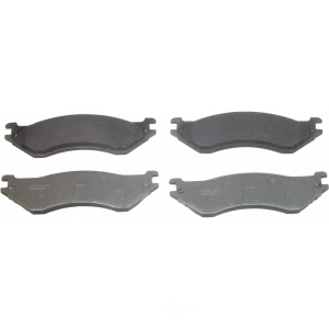 Wagner ThermoQuiet Semi-Metallic Disc Brake Pad Set for 2000 Dodge Ram 1500 - MX758