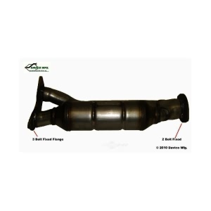 Davico Direct Fit Catalytic Converter for 2003 Mazda 6 - 18320