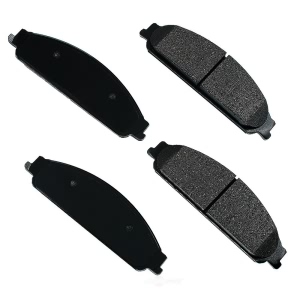 Akebono Pro-ACT™ Ultra-Premium Ceramic Front Disc Brake Pads for 2007 Ford Five Hundred - ACT1070