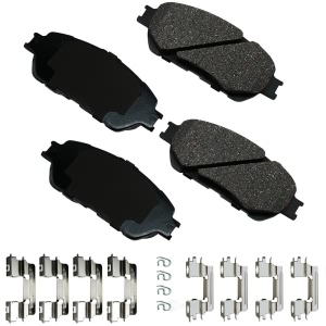 Akebono Pro-ACT™ Ultra-Premium Ceramic Front Disc Brake Pads for 2005 Toyota Camry - ACT906B