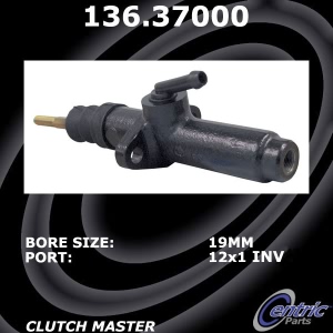 Centric Premium Clutch Master Cylinder for 1988 Porsche 924 - 136.37000