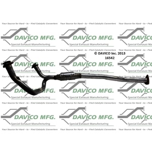 Davico Direct Fit Catalytic Converter and Pipe Assembly for 1996 Chevrolet Express 2500 - 16542