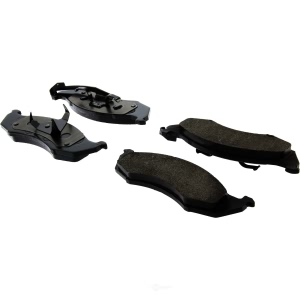 Centric Posi Quiet™ Semi-Metallic Front Disc Brake Pads for 1990 Ford Thunderbird - 104.04170