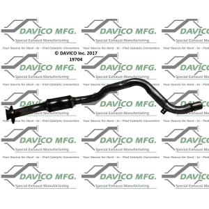 Davico Direct Fit Catalytic Converter and Pipe Assembly for 2011 Dodge Challenger - 19704