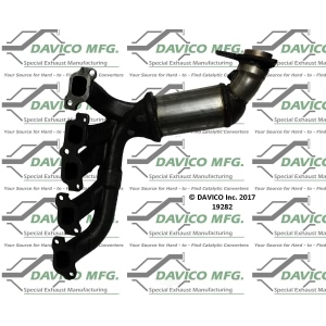 Davico Exhaust Manifold with Integrated Catalytic Converter for Isuzu - 19282