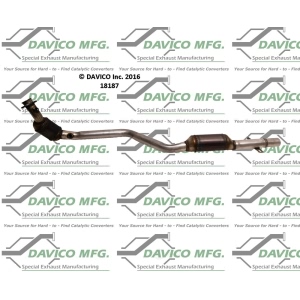 Davico Direct Fit Catalytic Converter and Pipe Assembly for Mercedes-Benz SL500 - 18187
