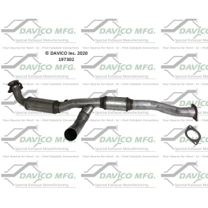 Davico Direct Fit Catalytic Converter and Pipe Assembly for 2012 Chevrolet Express 3500 - 197302
